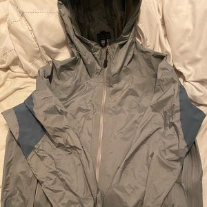 Patagonia Windbreaker Rain Coat Grey Large